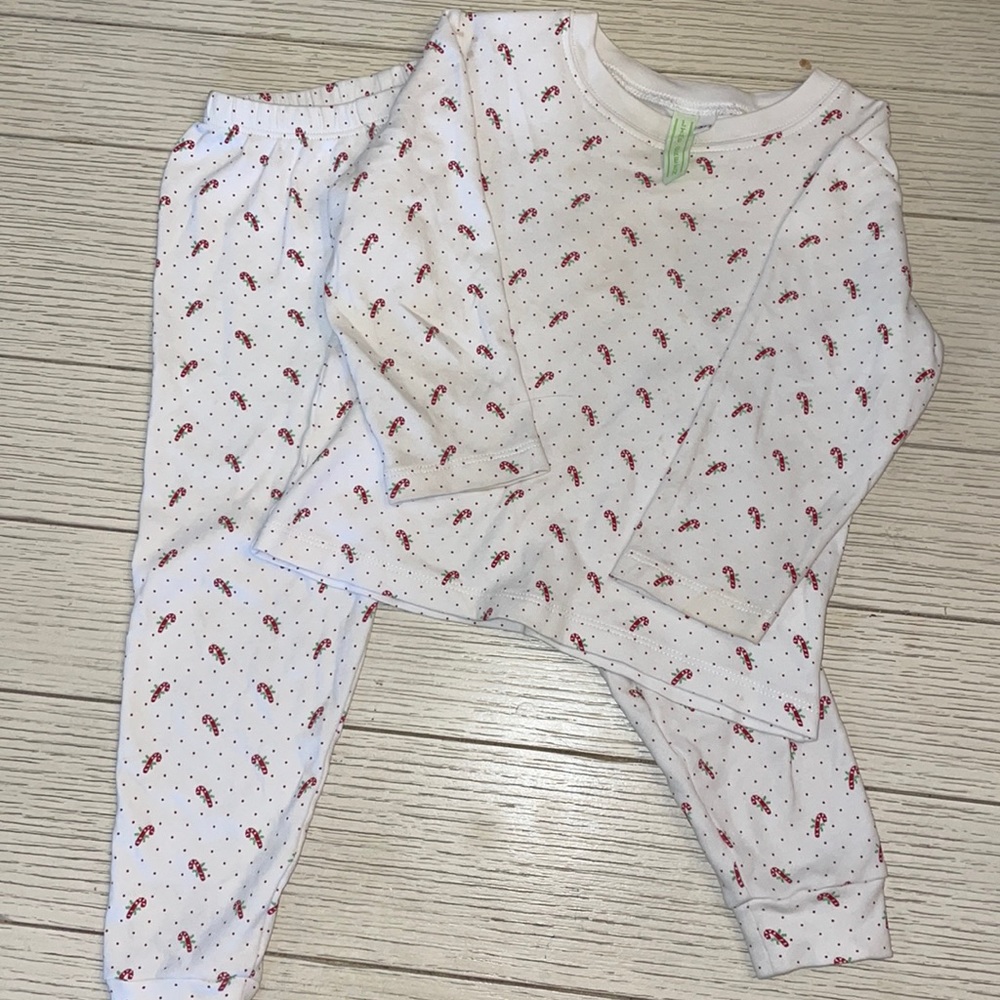 Lime Green pajama set size 3T